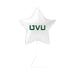 A 17" licensed UVU Block Logo Mylar Balloon.