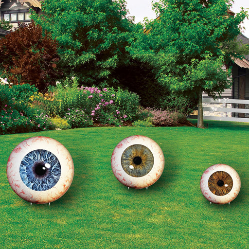 Halloween Eyes on You Yard Signs 3pc