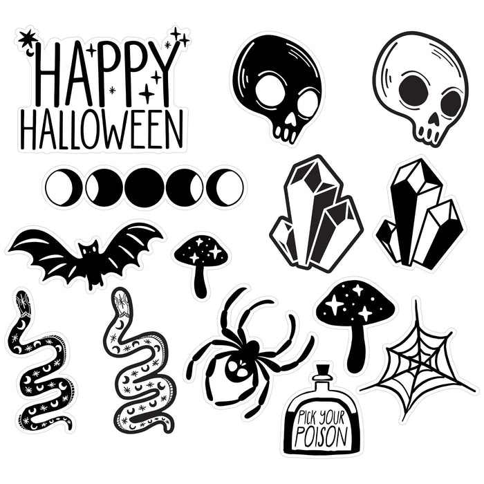 Spellbound Halloween Cardstock Cutouts | 14 pc