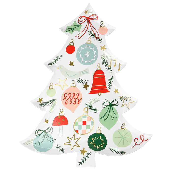 Christmas Festive Pattern Plates 10" | 8 ct