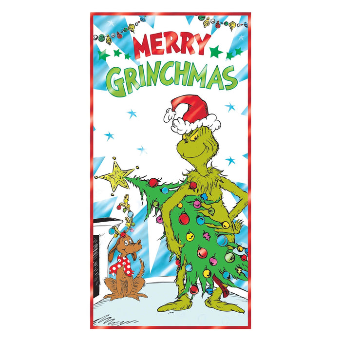 Christmas Merry Grinchmas Door Decoration 33 1/2" x 65" | 1ct