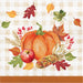 A Thanksgiving Hello Harvest Lunch Napkin.