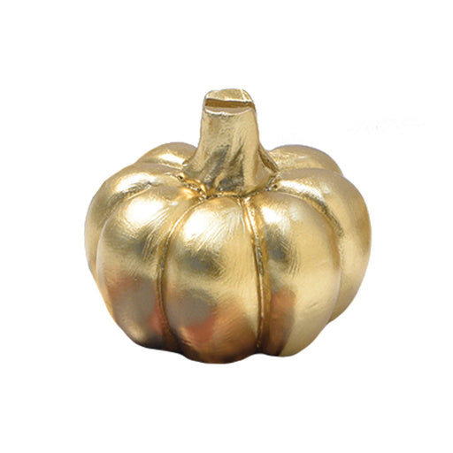 A 1 1/2"H x 1 1/4" Thanksgiving Pumpkin Place Card Holder. Comes in a package of 6.