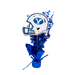 A 14 inch BYU Football Helmet Centerpiece Spray.