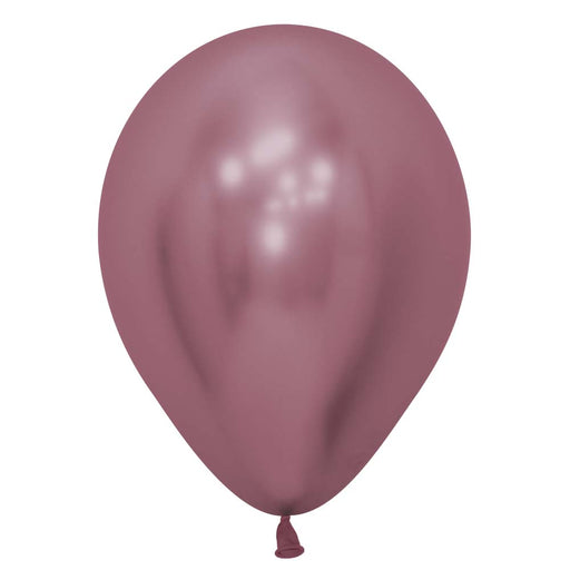 Inflated Reflex Pink latex balloon