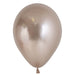 Inflated Reflex Champagne latex balloon