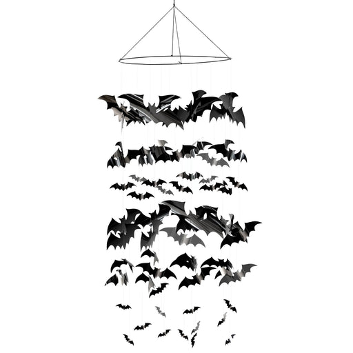 Halloween Spellbound Bats Ceiling Decoration 56" x 18" | 1 ct