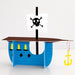 Ahoy Pirate Ship Centerpiece | 1 ct