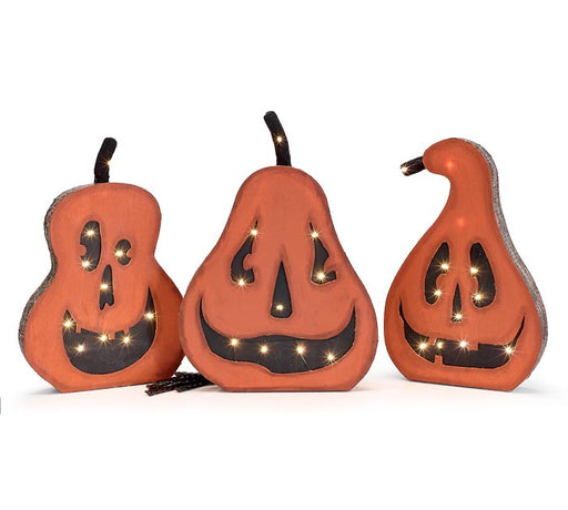 Halloween Assorted Light Up Jack O Lanters