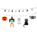 An images showing a 2 piece 6-foot Hallowee Spooky Friends Honeycomb & Tassel Banner Set.