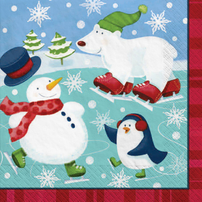 Christmas Holiday Fun Lunch Napkins