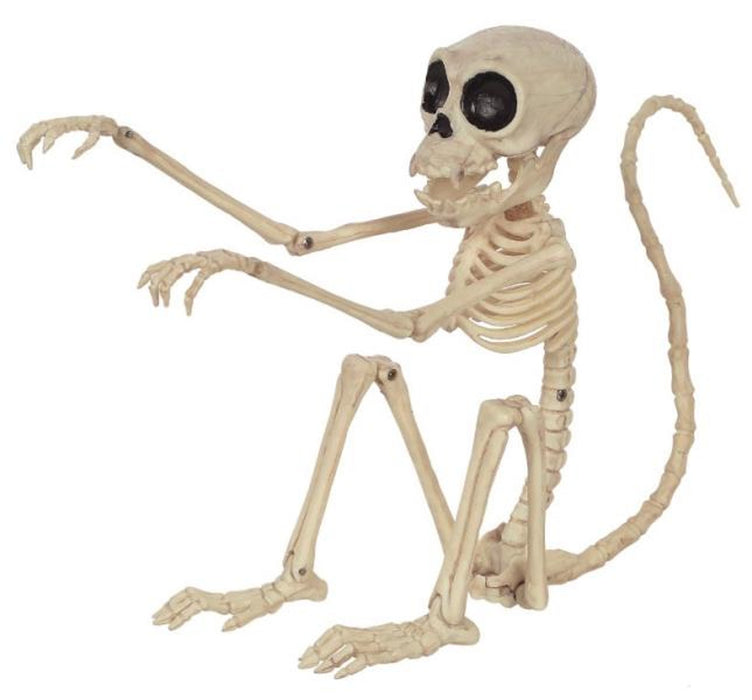 7.25" Crazy Bonez Monkey Skeleton