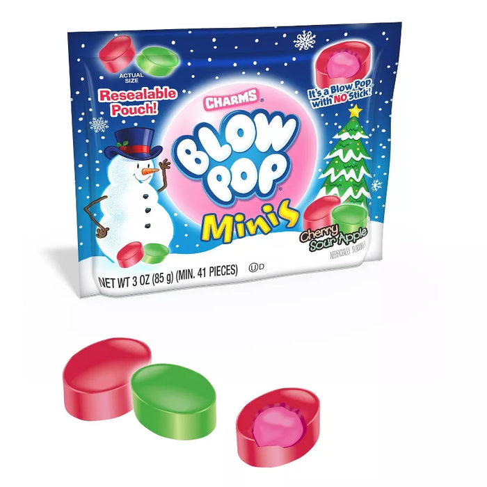 Christmas Blow Pop Minis 3 oz. | 1 ct