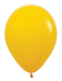 Inflated Honey Yellow latex balloon