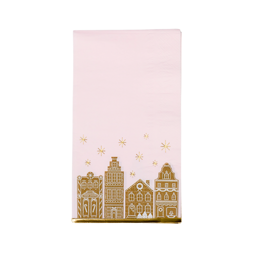 Pink Gingerbread Guest Towel Napkin