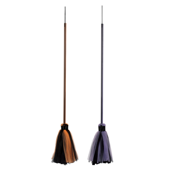 Halloween With Broom 37" | 1 ct