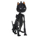 A 6.3 inch Halloween Pumpkin Face Black Cat.