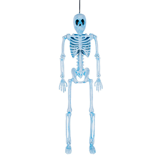 A 16 inch Halloween Black Light Wicked BoneZ Skeleton. 