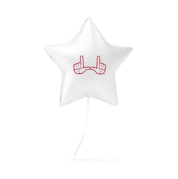 Utah Utes "U" Hand Sign Mylar Balloon 17" | 1 ct