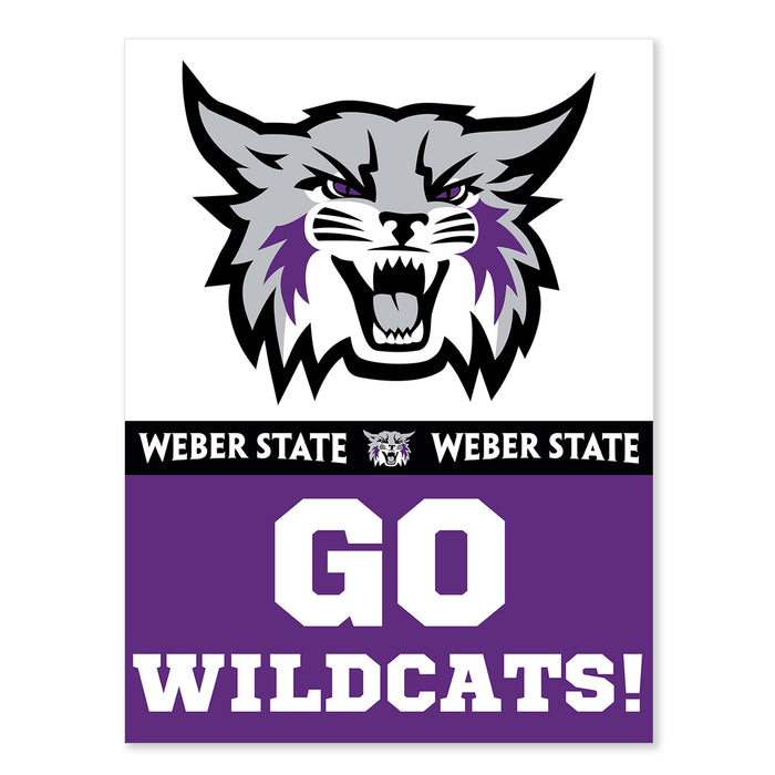 A 24" x 32" WSU Door Banner.