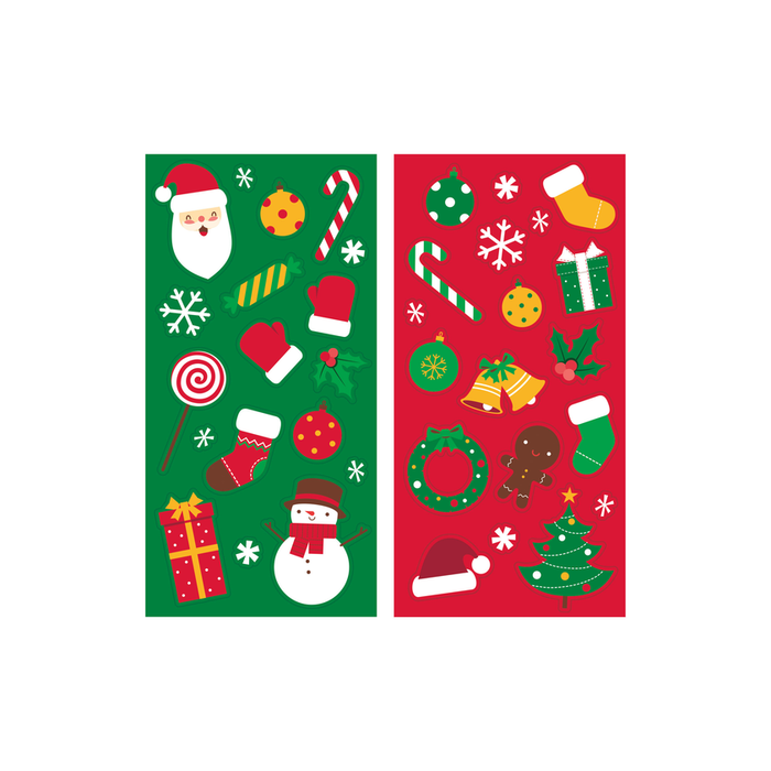 Christmas Icons Stickers Sheets | 8ct