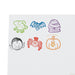 Plastic Halloween Stampers 1.5in 6ct