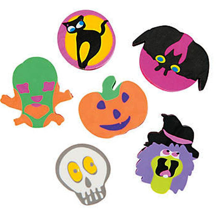 Halloween Characters Erasers 12ct