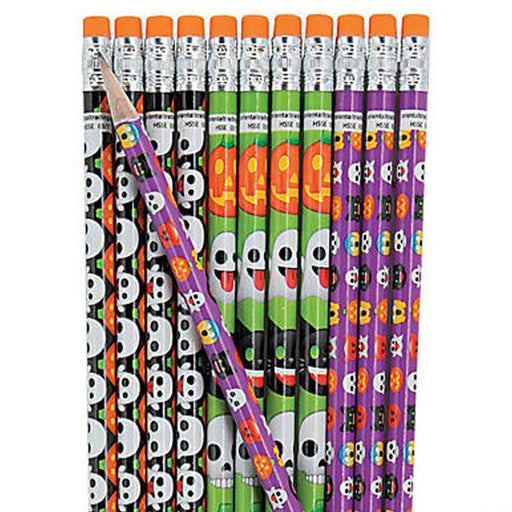 Halloween Emoji Pencils 12ct