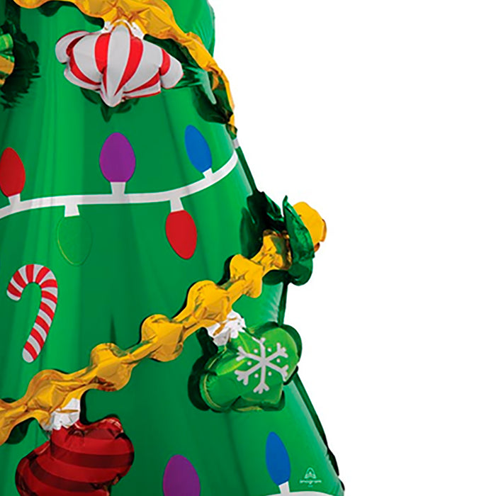 AirLoonz Christmas Tree Balloon Uninflated 59" | 1ct