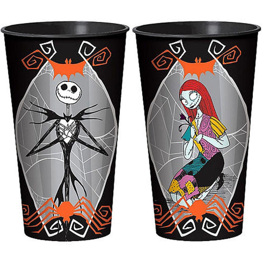 Nightmare Before Christmas Jack Skellington and Sally Plastic Cup 32oz