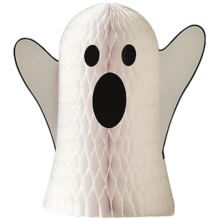 Family Friendly Ghost Honeycomb Tissue Paper Centerpiece