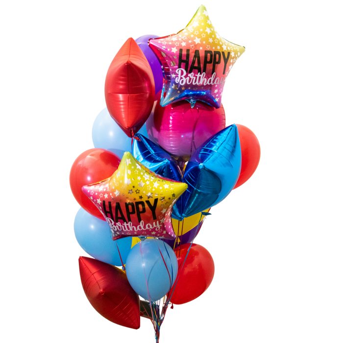 Happy Birthday Stars Deluxe Bouquet