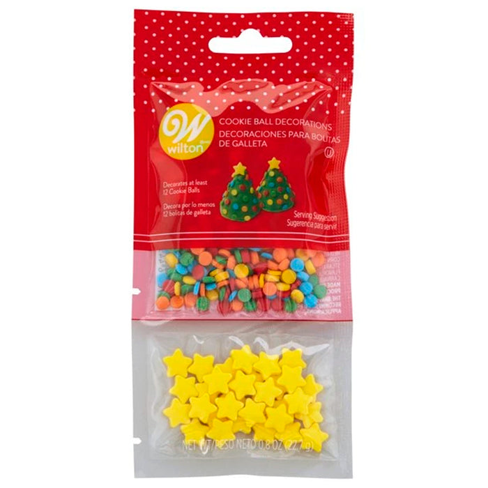 Christmas Tree Cookie Ball Baking Sprinkle Decorations .8oz | 1ct