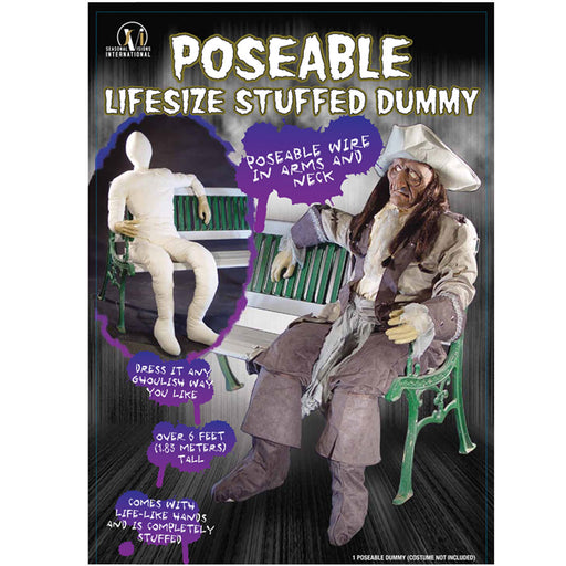 Dummy Poseable with Hands and Arms 6ft