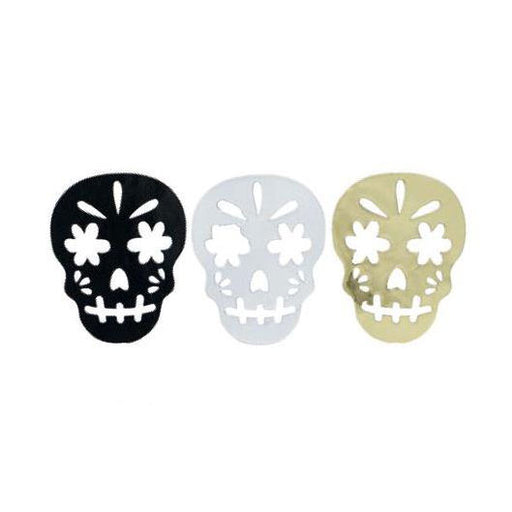 Halloween Metallic Skull Confetti .5oz