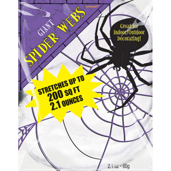 Giant White Spider Web 2.1oz