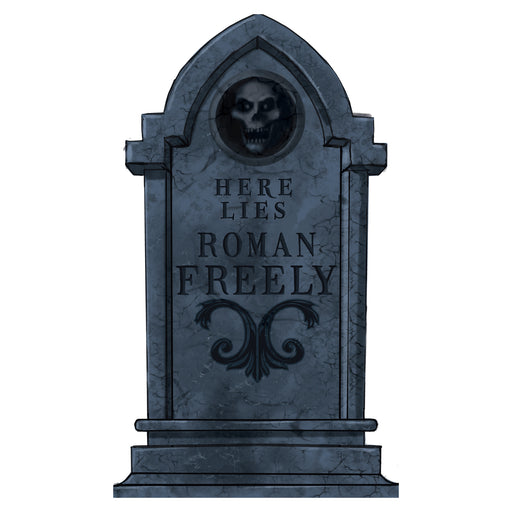 Halloween Roman Freely Tombstone