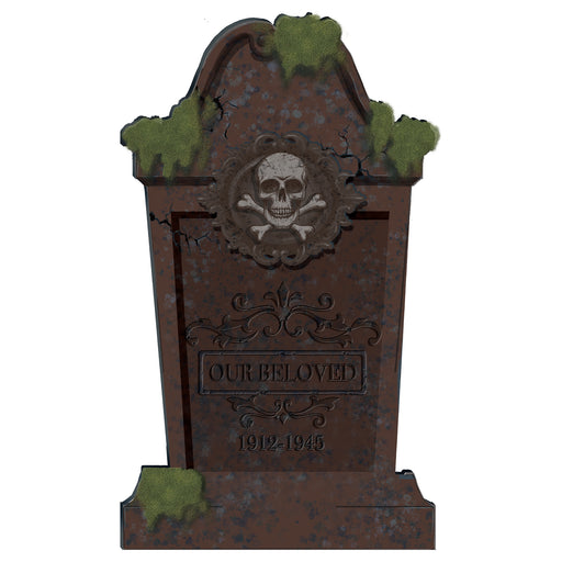 Halloween Mossy Our Beloved Tombstone Decoration