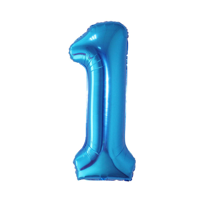 Blue Jumbo Number Balloons 34" | 1 ct