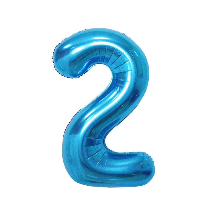 Blue Jumbo Number Balloons 34" | 1 ct