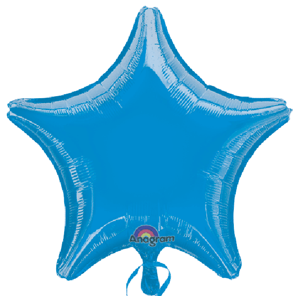 Blue Star 18" Mylar Balloon | 1ct.