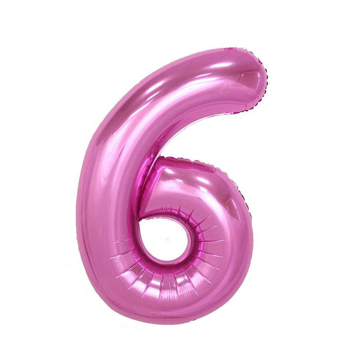 Pink Jumbo Number Balloons 34" | 1 ct