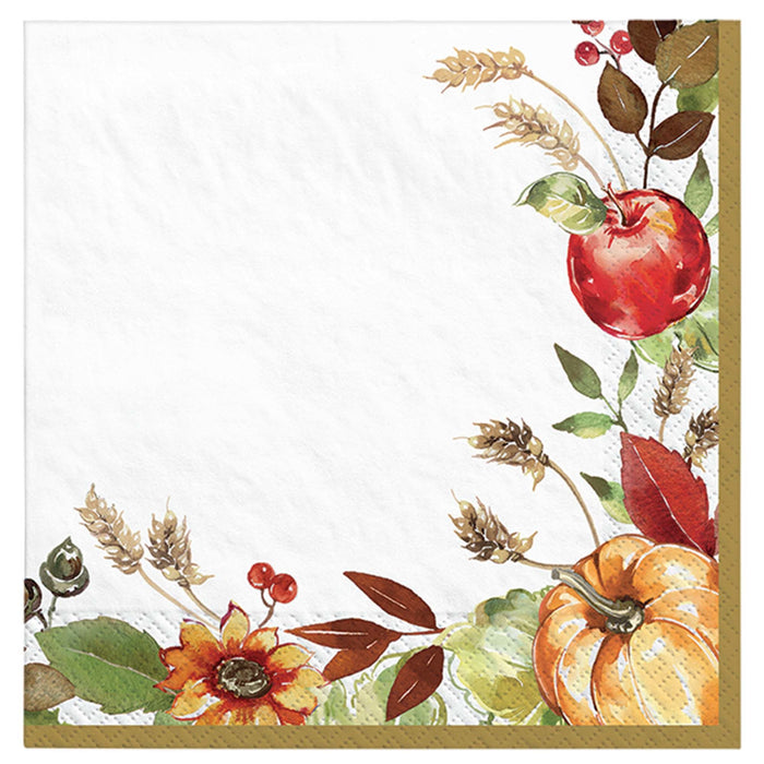 Thanksgiving Grateful Day Beverage Napkins | 36 ct