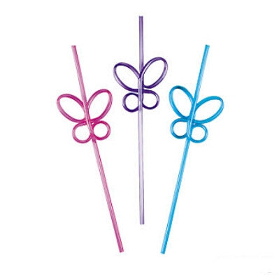 Butterfly Crazy Straws | 6ct