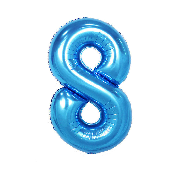 Blue Jumbo Number Balloons 34" | 1 ct