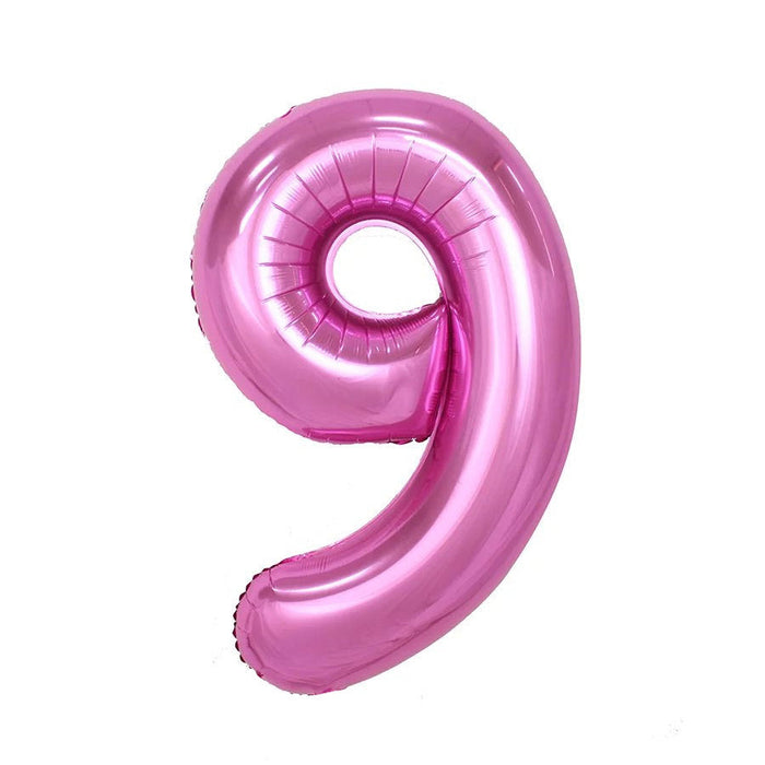 Pink Jumbo Number Balloons 34" | 1 ct