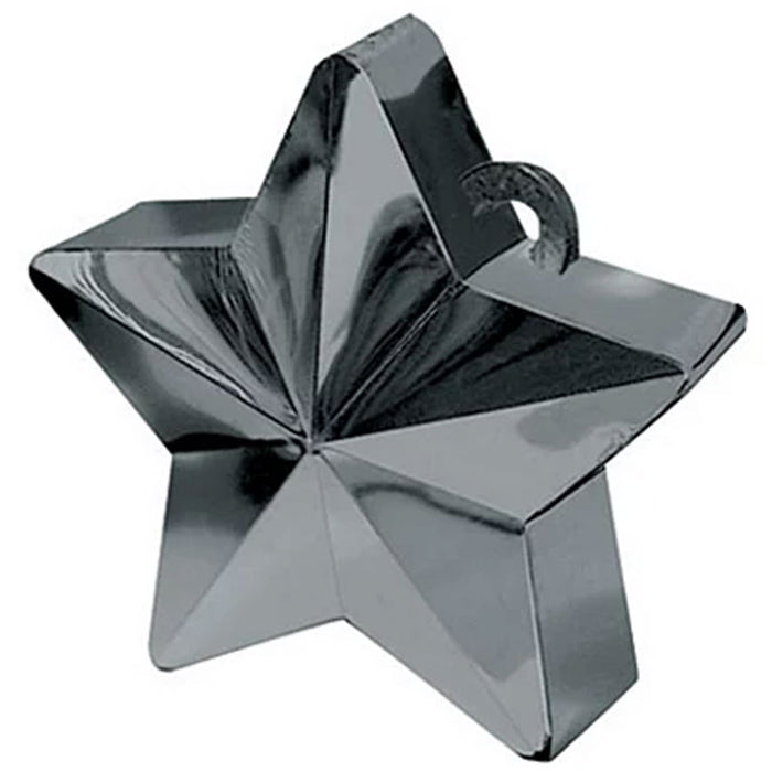 Star Balloon Weight, 6oz, Black | 1ct.