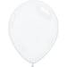 Inflated transparent latex balloon