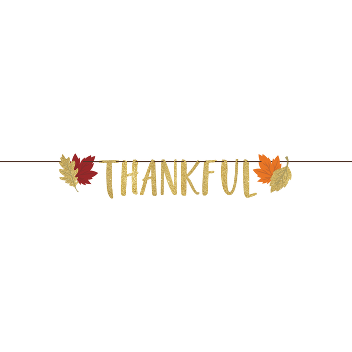 Thankful Ribbon Banner 7' | 1 ct