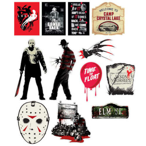 Horror Movie Cut Out Decorations 12pc